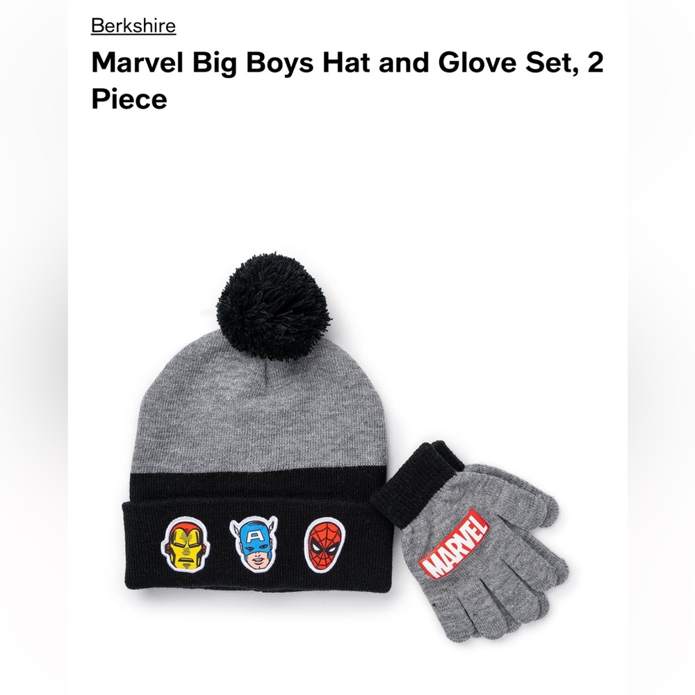 5 years boys hat & gloves